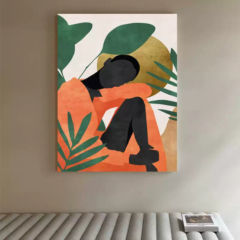 Abstract handmade oil painting for modern home wall decor | Leyi Gallery