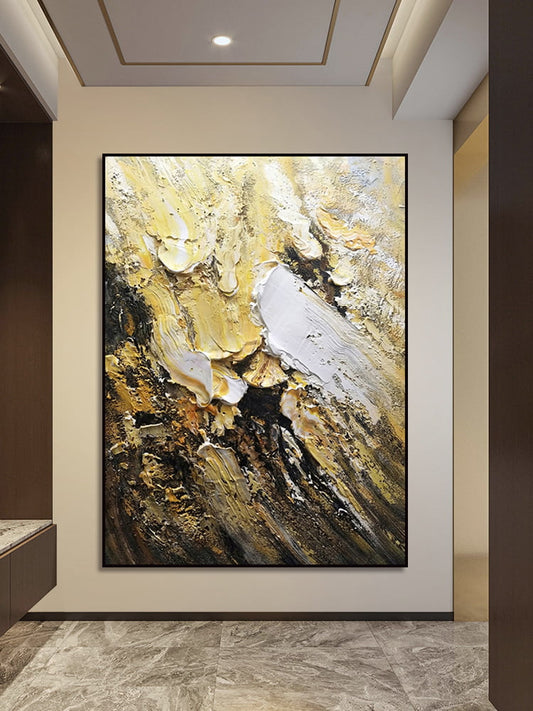 Abstract handmade oil painting for modern home wall decor | Leyi Gallery