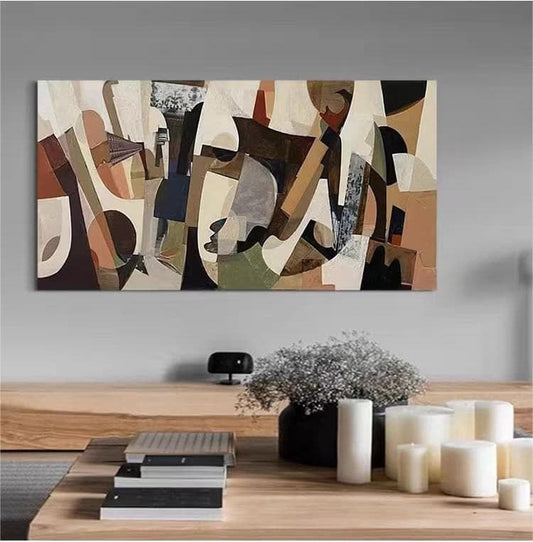 Abstract color painting artwork stores