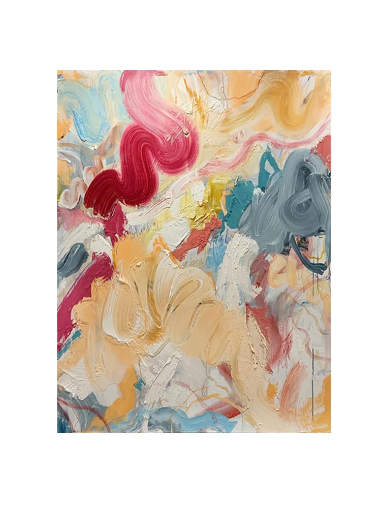 Abstract color painting