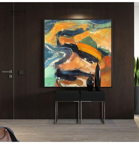 Flowing Colors Colorful Painting Wall Art Home decor - My Store