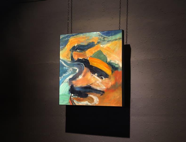 Flowing Colors Colorful Painting Wall Art Home decor - My Store