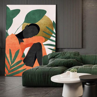 Abstract handmade oil painting for modern home wall decor | Leyi Gallery