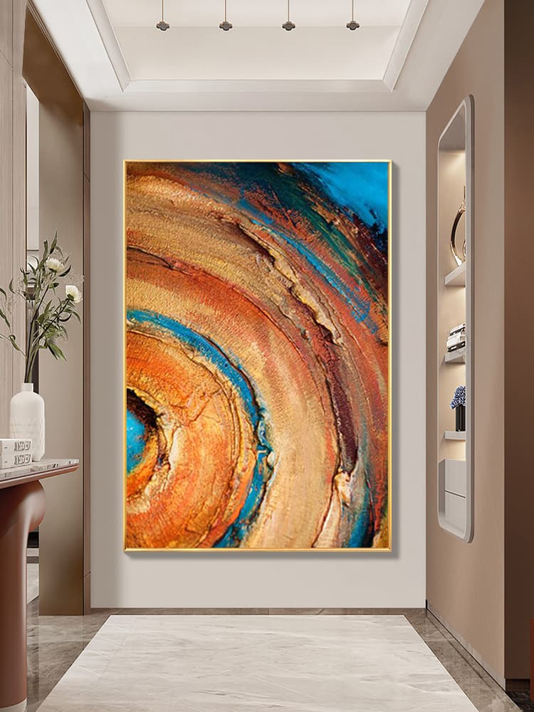 Dreamy Colors Abstract Canvas Art – Hand-Painted Wall Decor