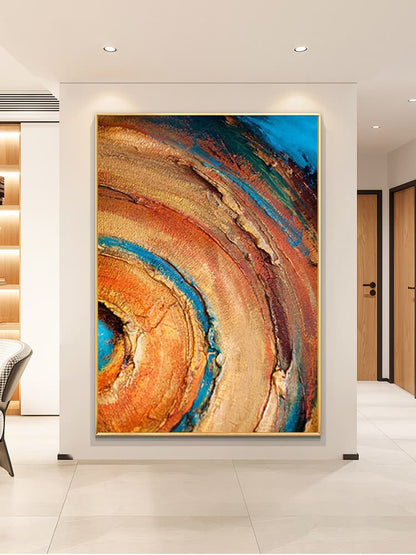 Dreamy Colors Abstract Canvas Art – Hand-Painted Wall Decor
