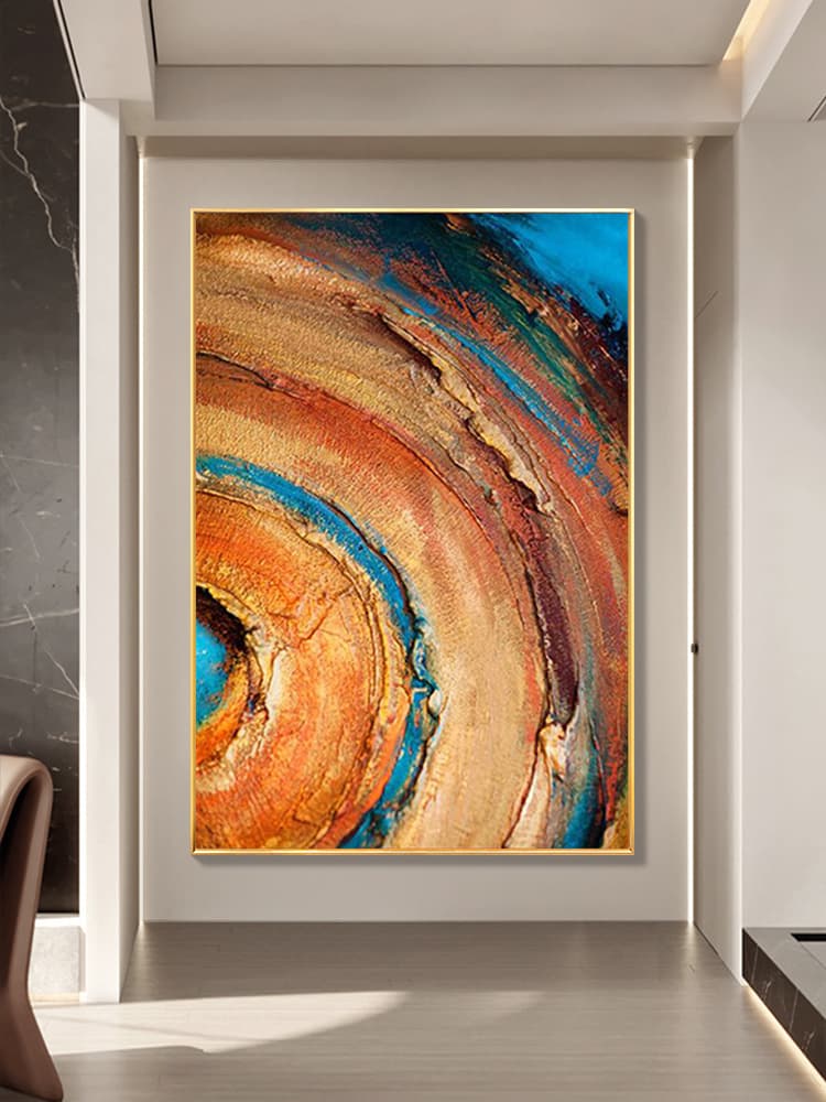 Dreamy Colors Abstract Canvas Art – Hand-Painted Wall Decor