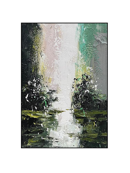 Abstract Art Online Painting - Greenery