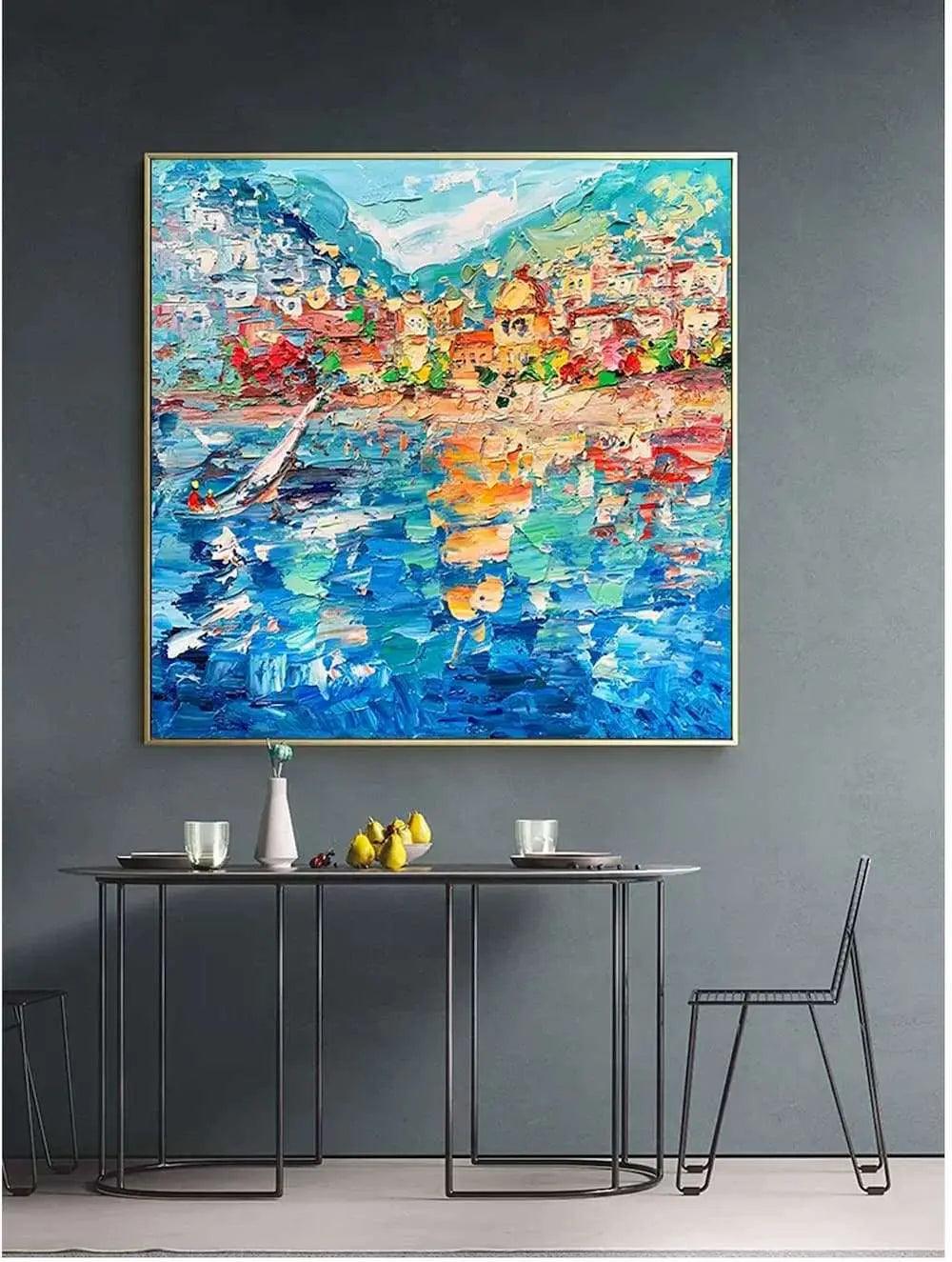 Unique Abstract Island Art - Custom & Durable Canvases