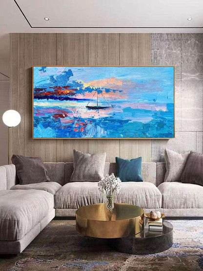 Sailboat Art Seascape Art。