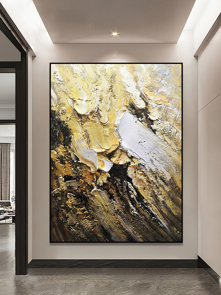 Abstract handmade oil painting for modern home wall decor | Leyi Gallery 