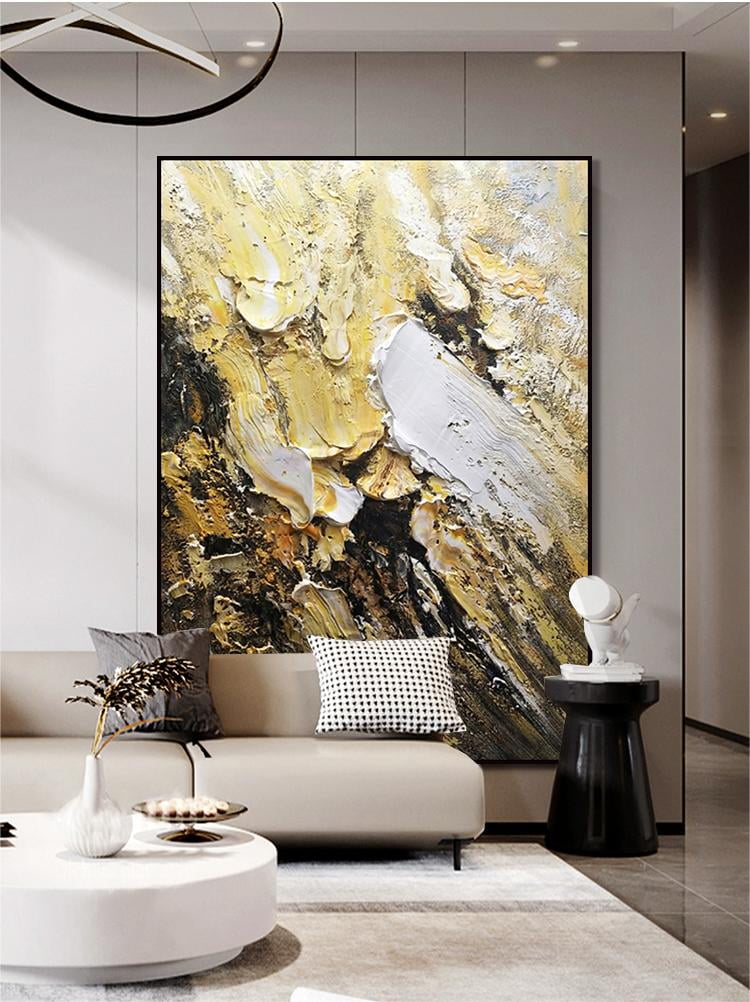 Abstract handmade oil painting for modern home wall decor | Leyi Gallery