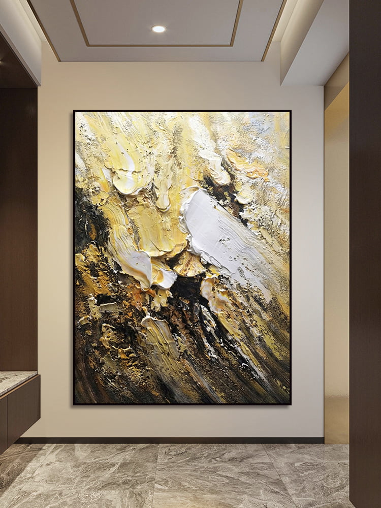 Abstract handmade oil painting for modern home wall decor | Leyi Gallery
