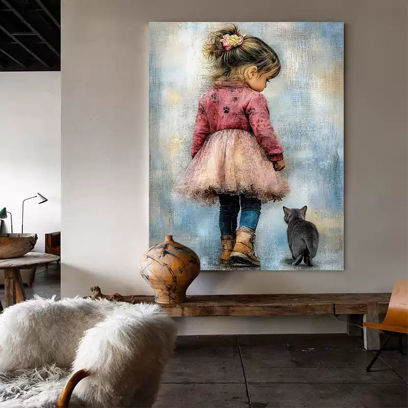 Abstract handmade oil painting for modern home wall decor | Leyi Gallery