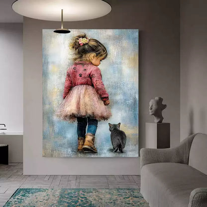 Abstract handmade oil painting for modern home wall decor | Leyi Gallery