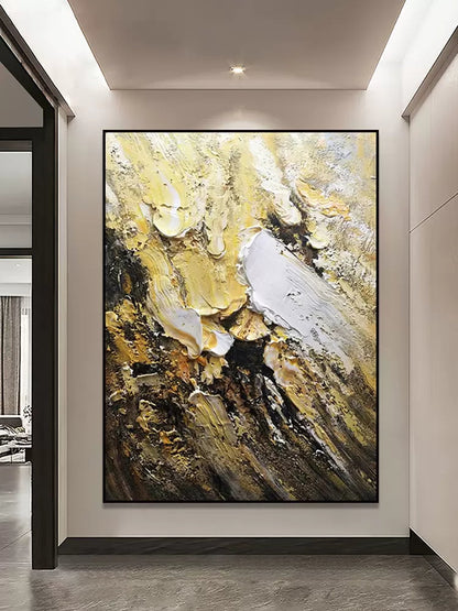 Abstract handmade oil painting for modern home wall decor | Leyi Gallery 