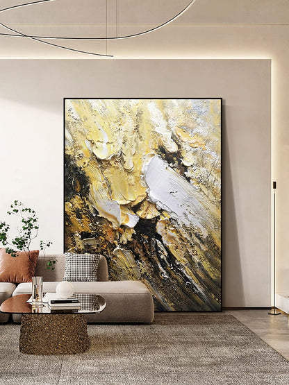 Abstract handmade oil painting for modern home wall decor | Leyi Gallery 