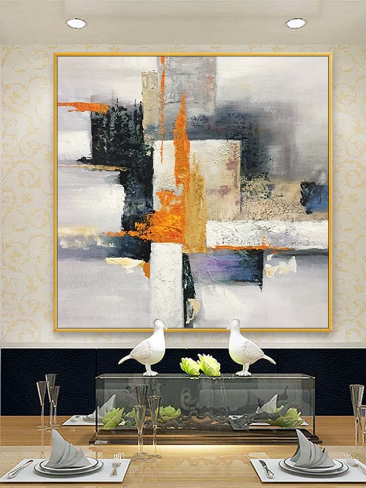 Abstract painting  artwork stores  art online