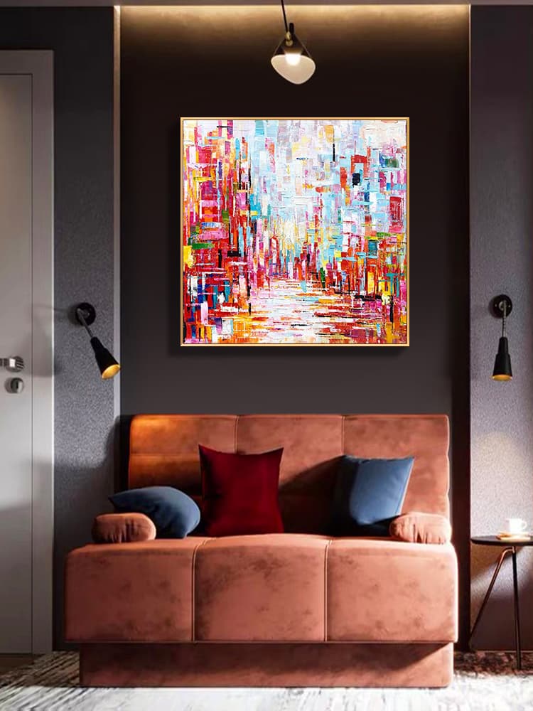 abstract color painting  artwork stores