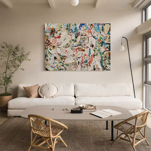 abstract color painting