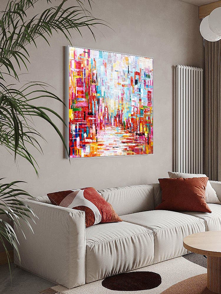 abstract color painting  artwork stores