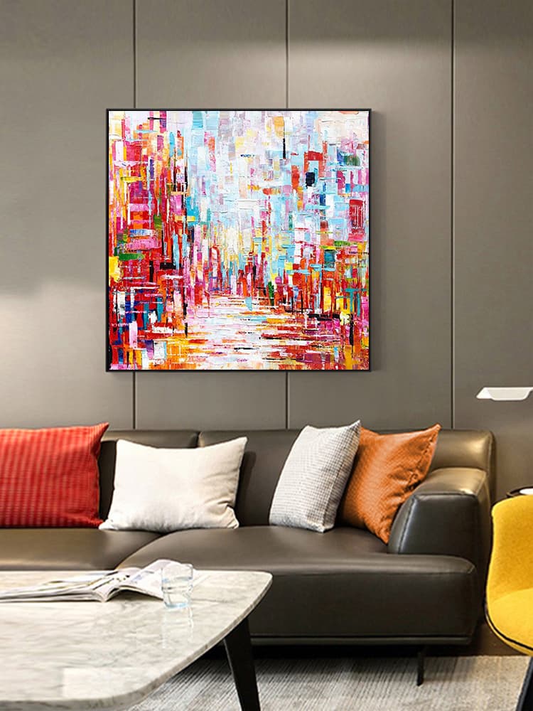 abstract color painting  artwork stores