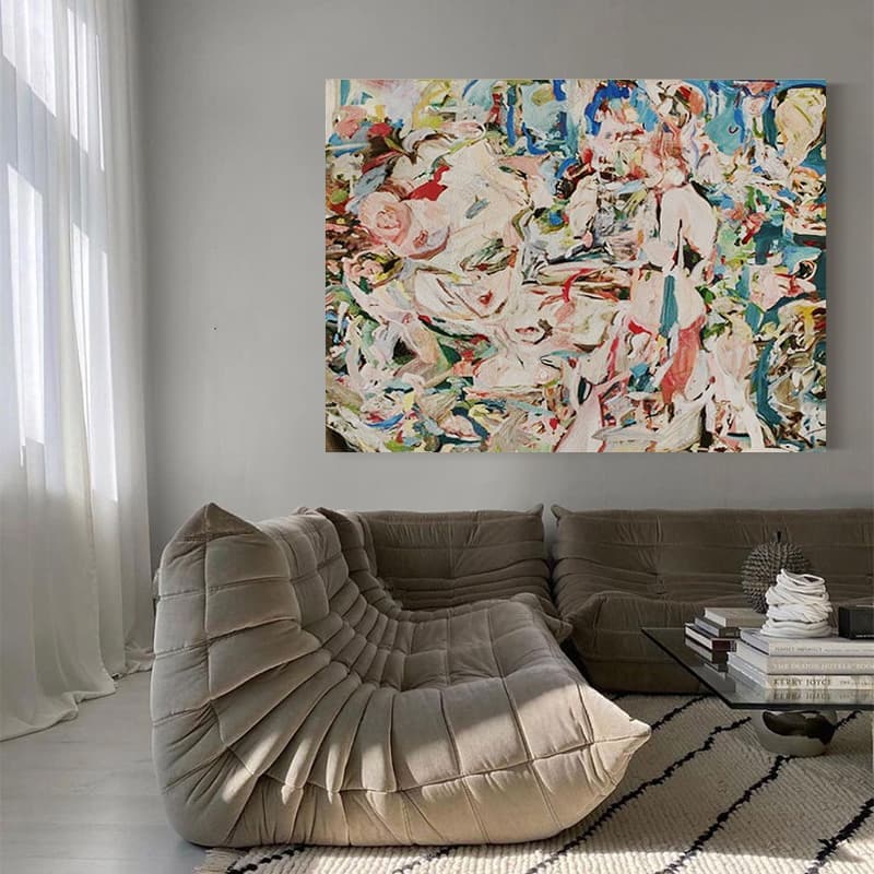 abstract color painting