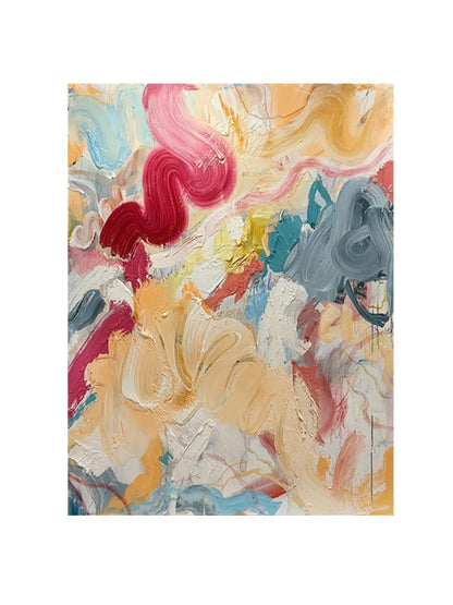 Abstract color painting