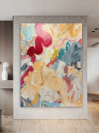 Abstract color painting