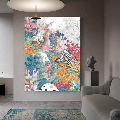 abstract jungle   painting shop