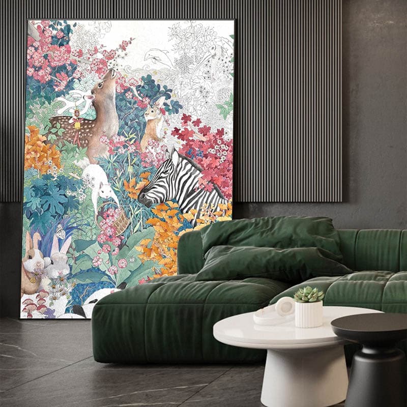 abstract jungle   painting shop
