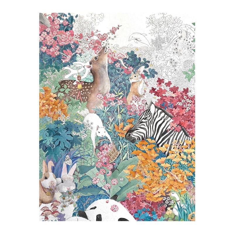 abstract jungle   painting shop