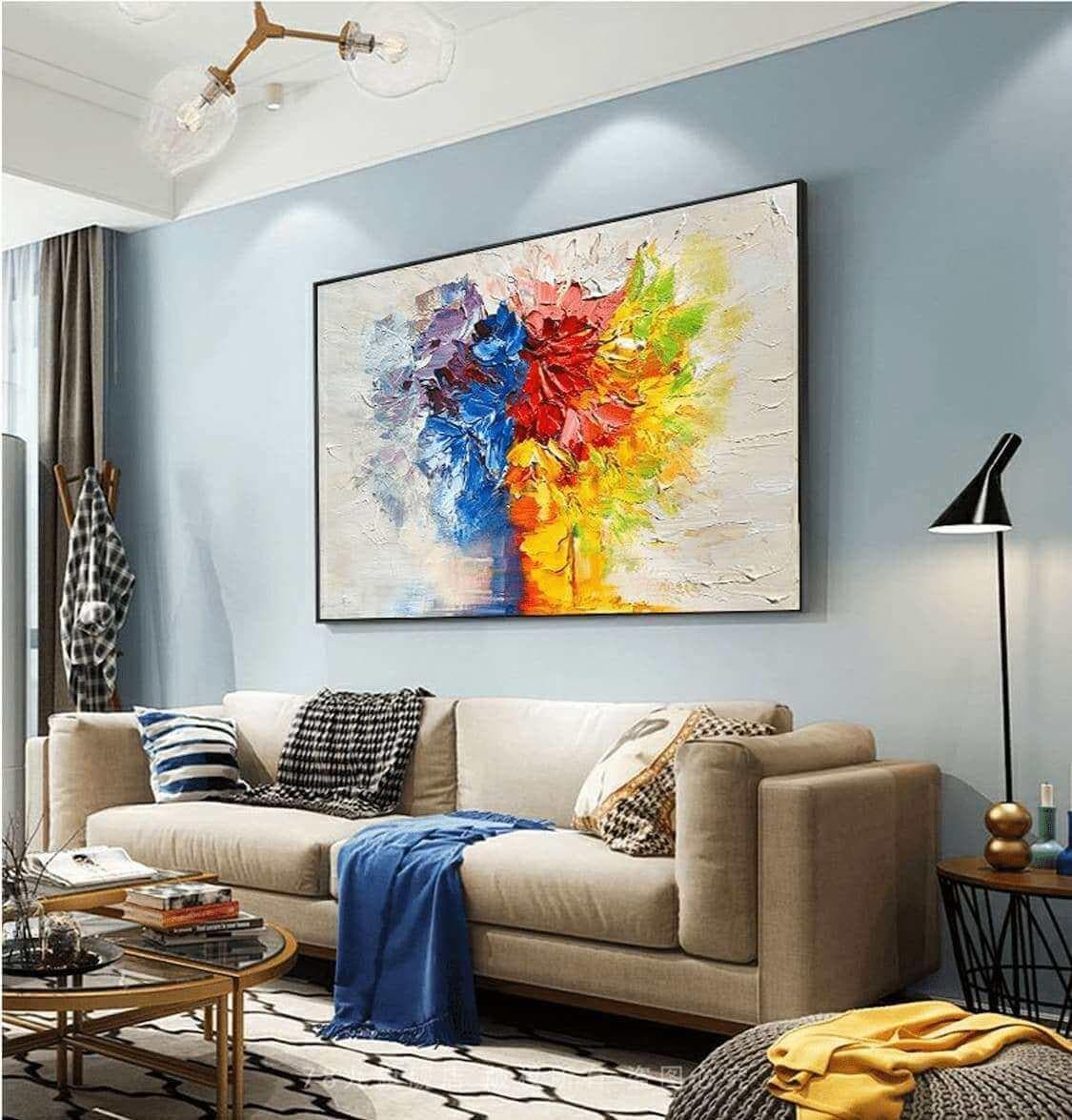 Colorful on the canvas