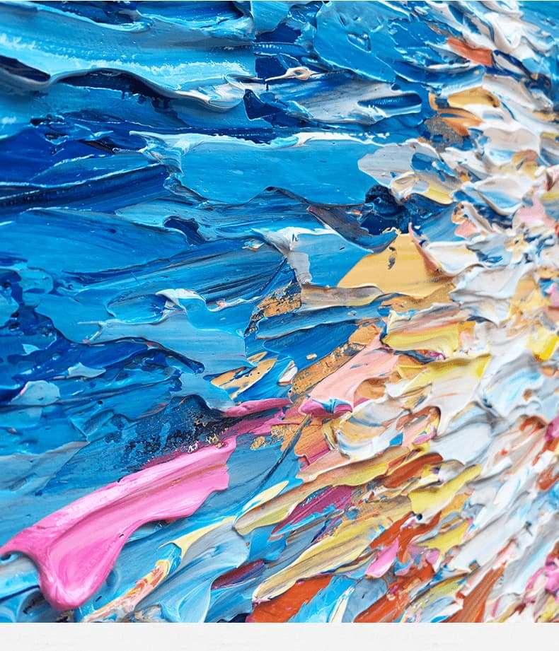 Seascape Painting  Abstract Art